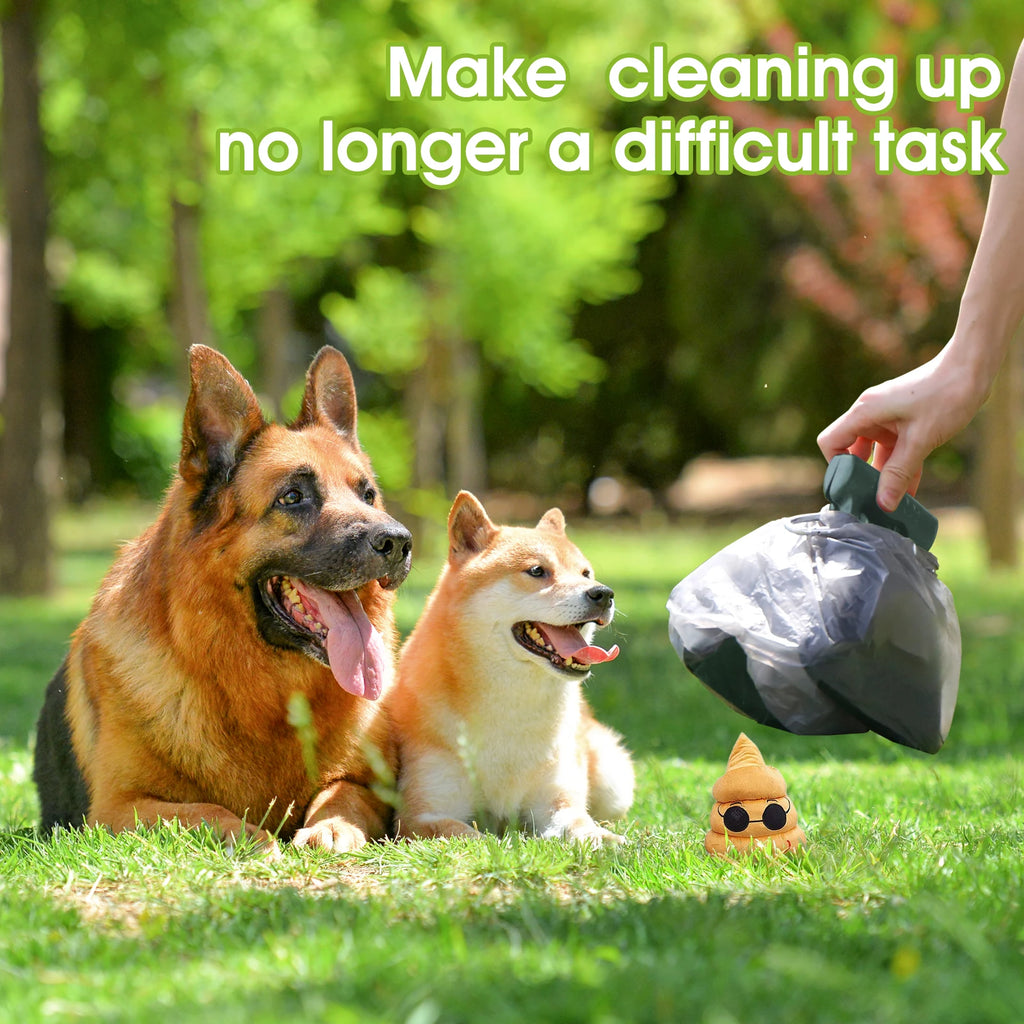 Super Design Portable and Versatile Pet Poop Scooper, Ideal for Walking Traveling and Camping with Small and Large with CLeash